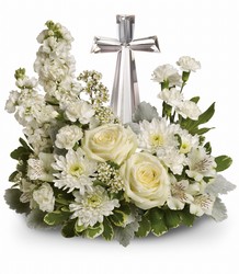 Teleflora Divine Peace Bouquet from Krupp Florist, your local Belleville flower shop